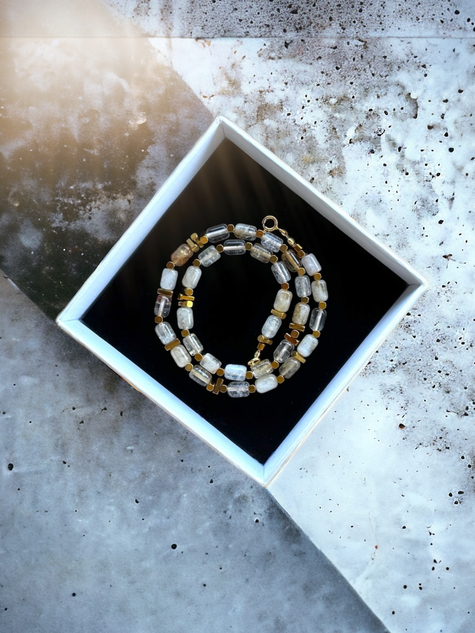 Sitrin | Citrine Crystal |  Doğal Taş Kolye