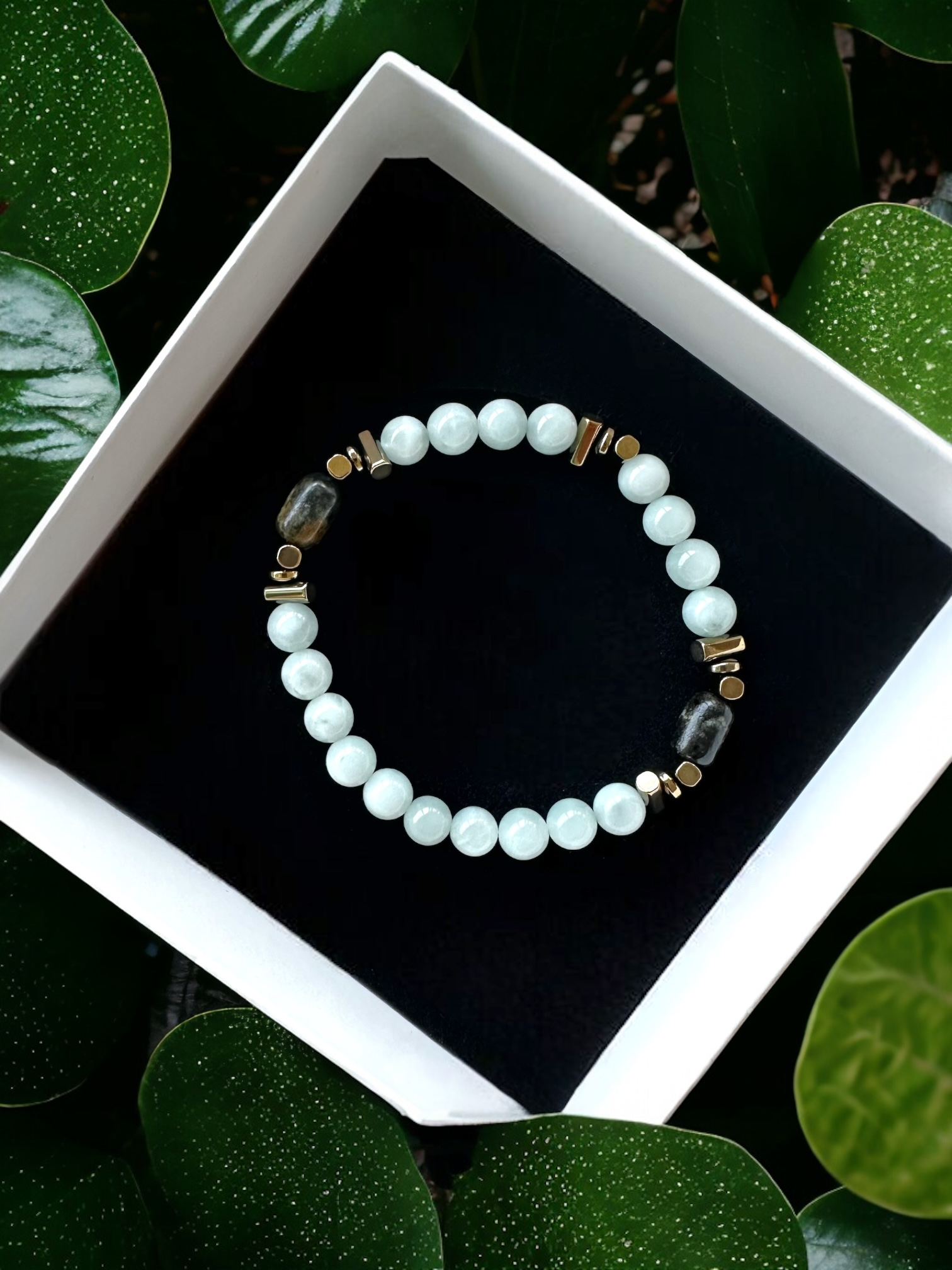 Larimar Doğal Taş Bileklik