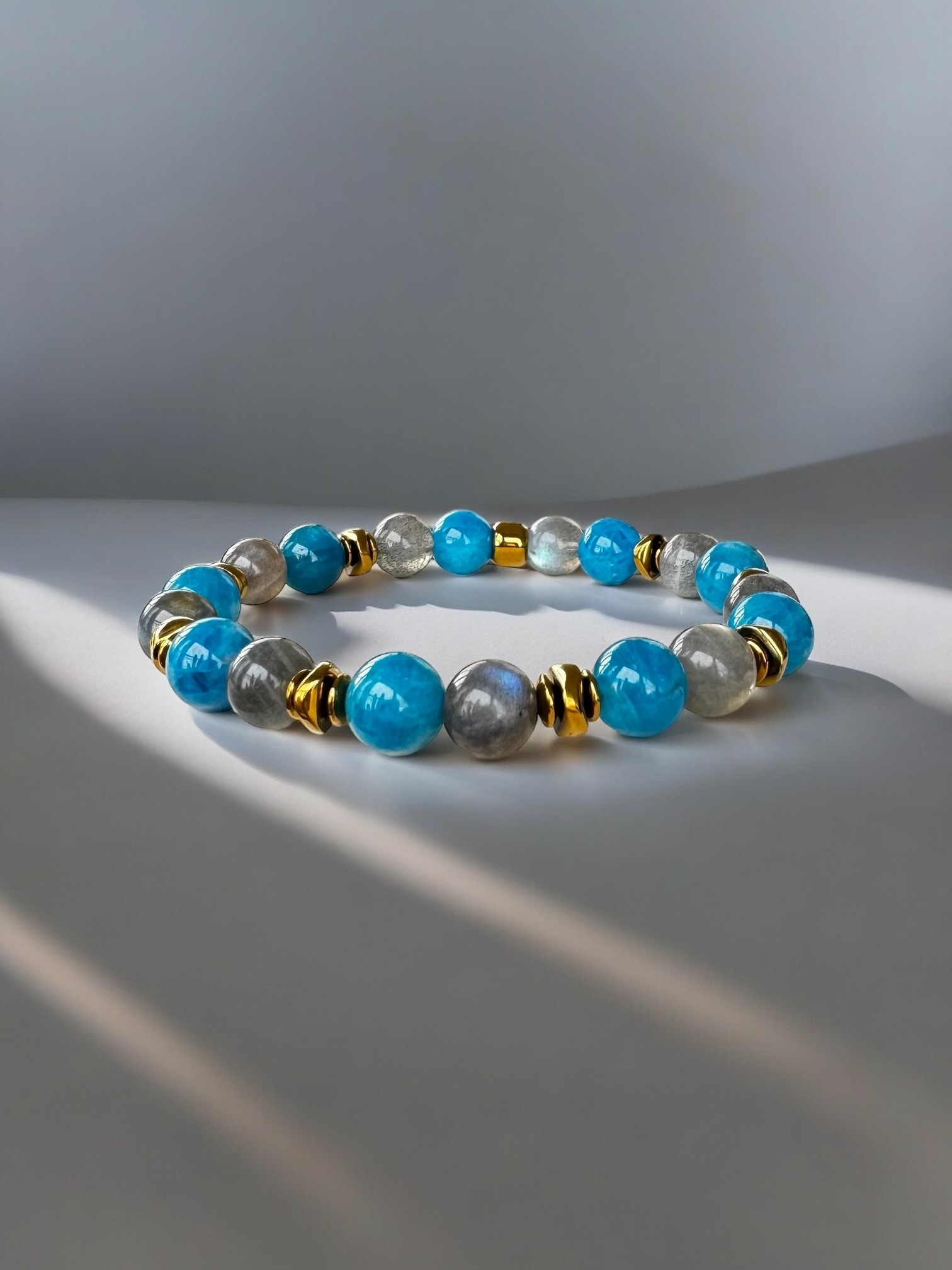 Apatit | Labradorit Bileklik