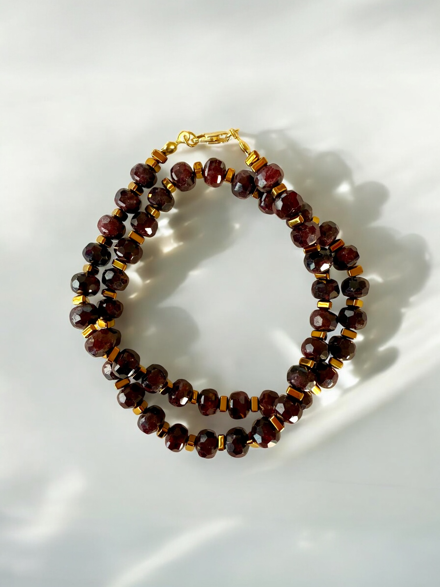 Garnet LaL Taş Kolye