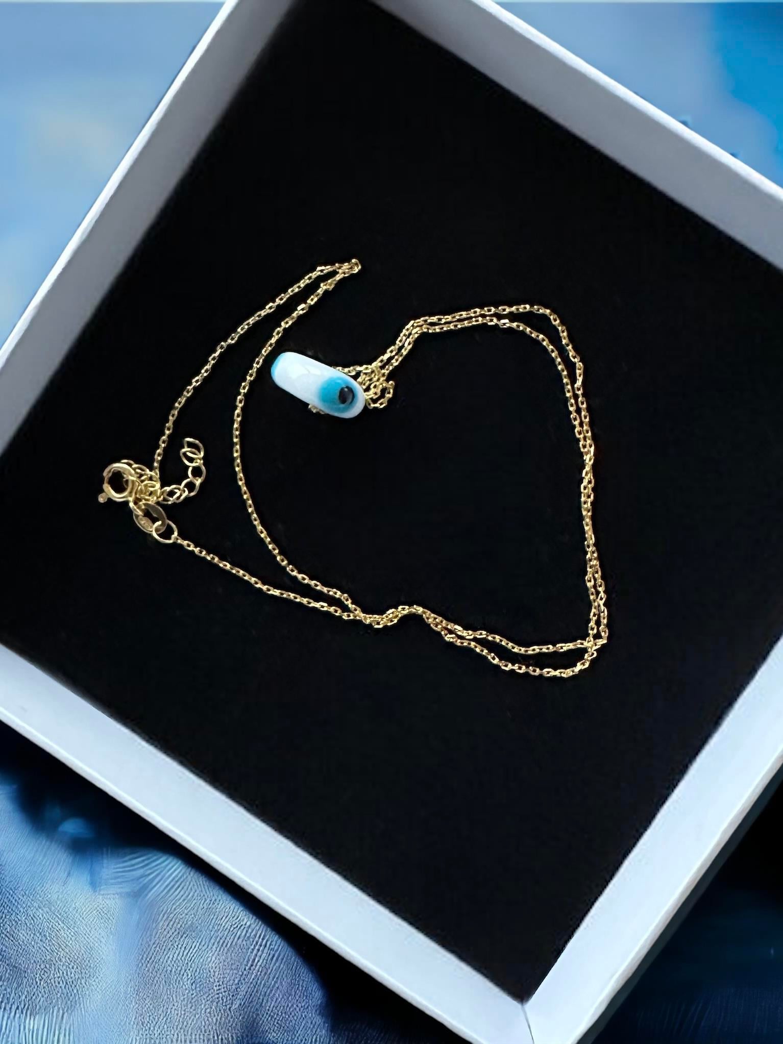 Minimal Gümüş Hayalet Kolye 