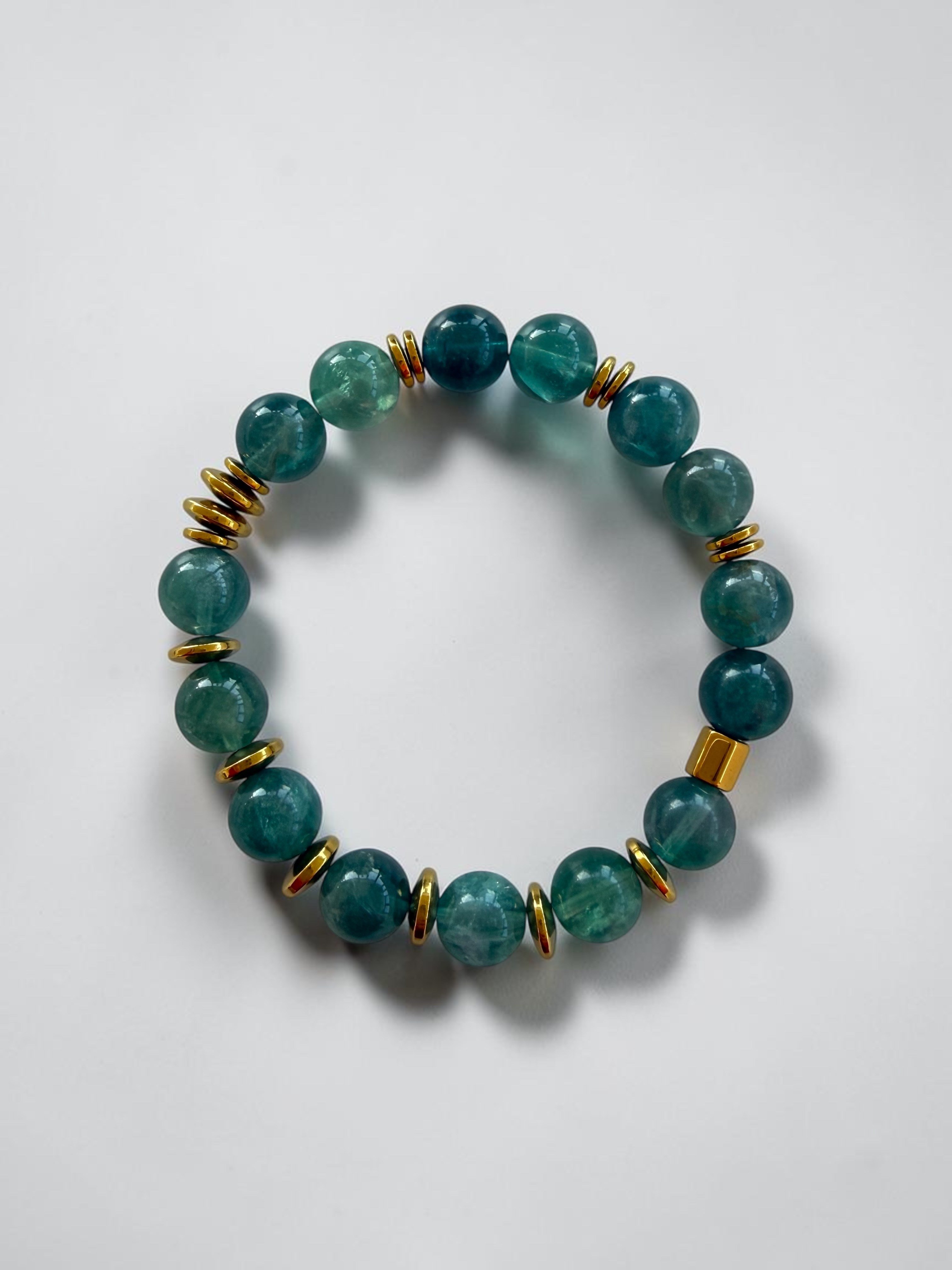 Florit Okyanus Bileklik | Ocean Blue Fluorite