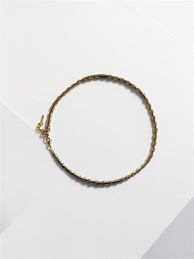 Hematit Kolye | Soft Gold No 1