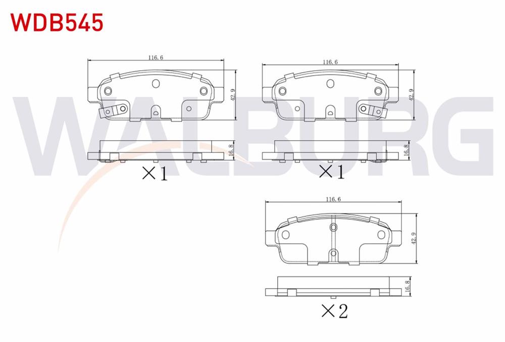 FREN BALATA ARKA IKAZLI OPEL  MOKKA 1.6 2012-