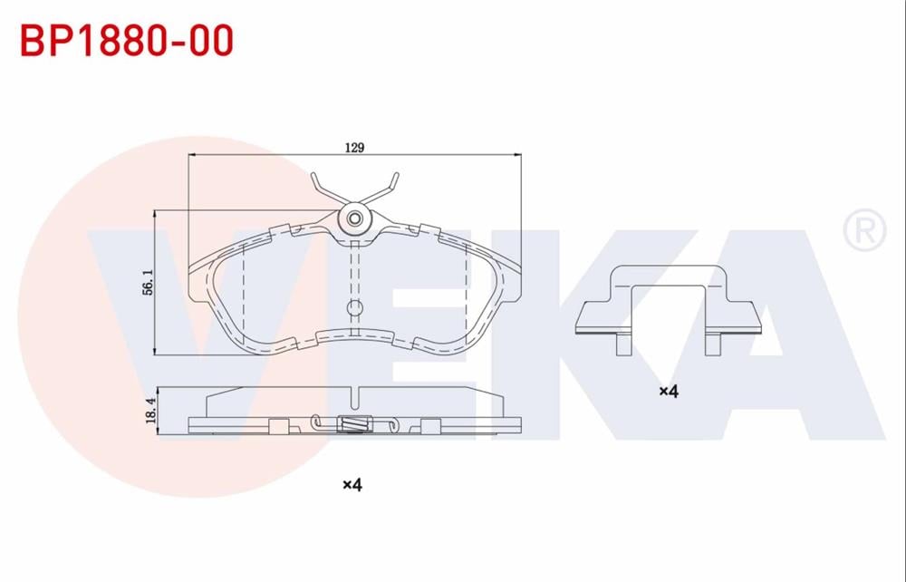 FREN BALATA ON CITROEN C3 (FC)   2002-2009