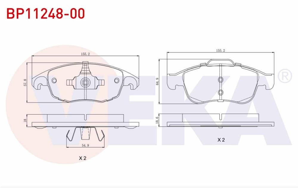 FREN BALATA ON CITROEN DS4 1.6 E-HDI 2011-