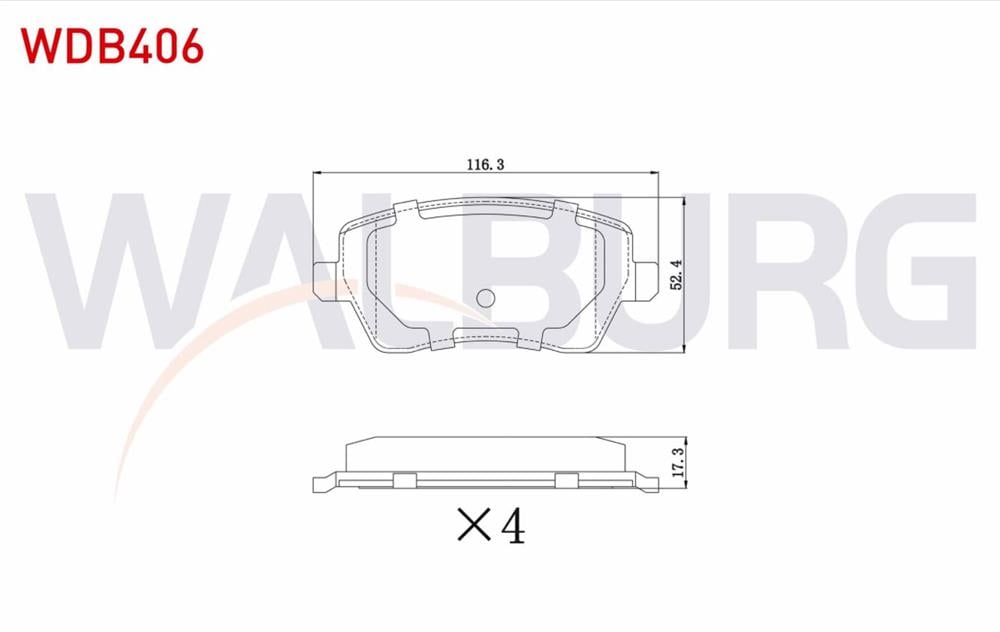 FREN BALATA ON CLIO III 1.2i 16v 2005-2012