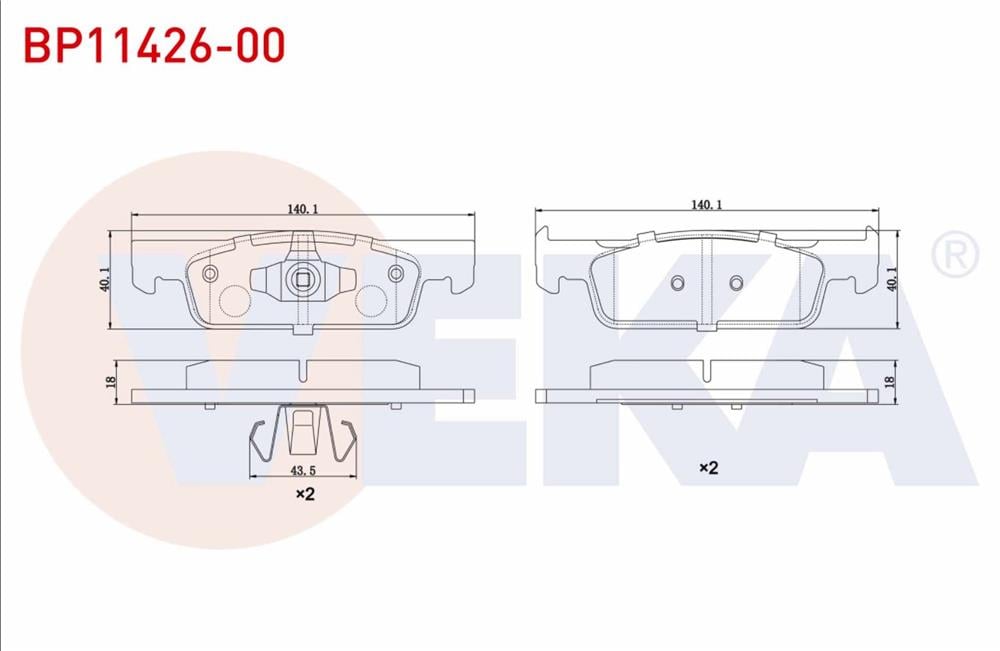 FREN BALATA ON  DACIA SANDERO STEPWAY 1.5 DCI 2012-
