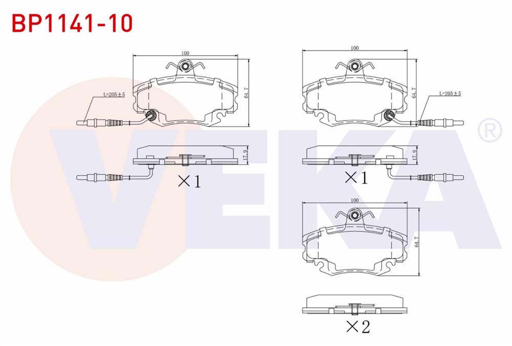 FREN BALATA ON FISLI RENAULT CLIO II 1.2 1998-2005