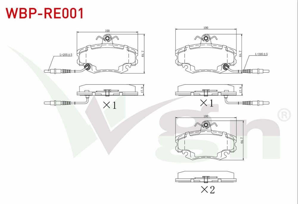 FREN BALATA ON FISLI RENAULT CLIO SYMBOL 1.5 DCI 1998-2005 