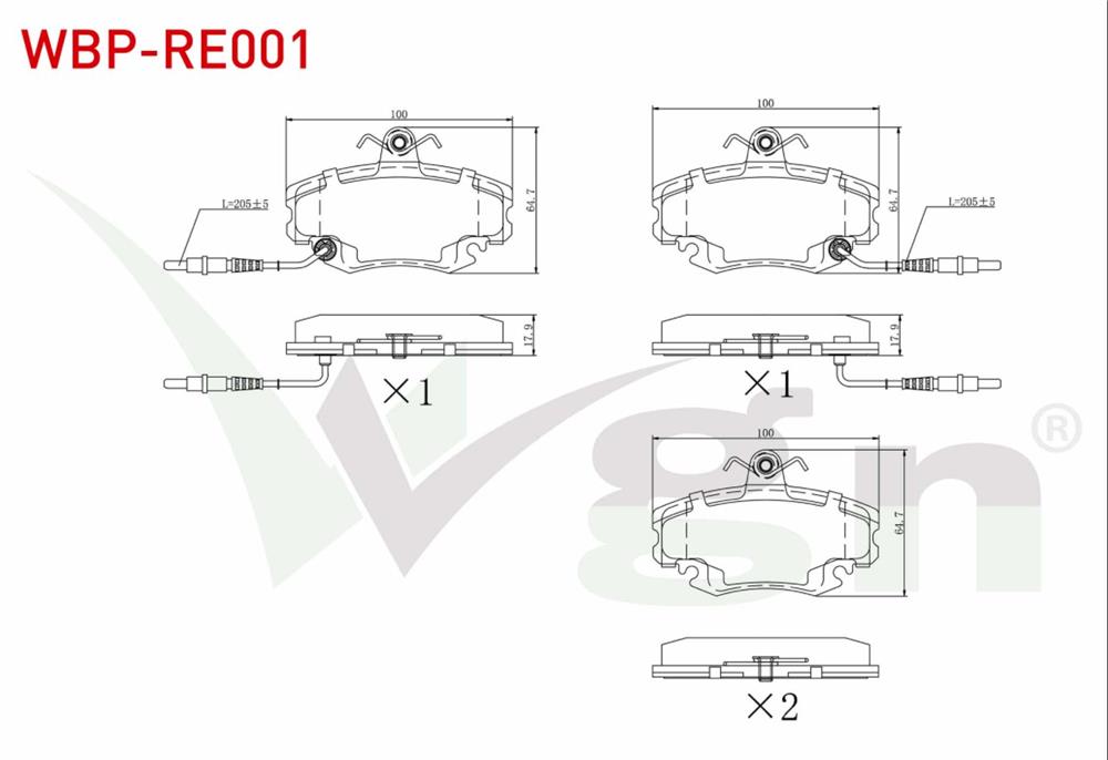FREN BALATA ON FISLI RENAULT CLIO SYMBOL  1.2 1998-2005