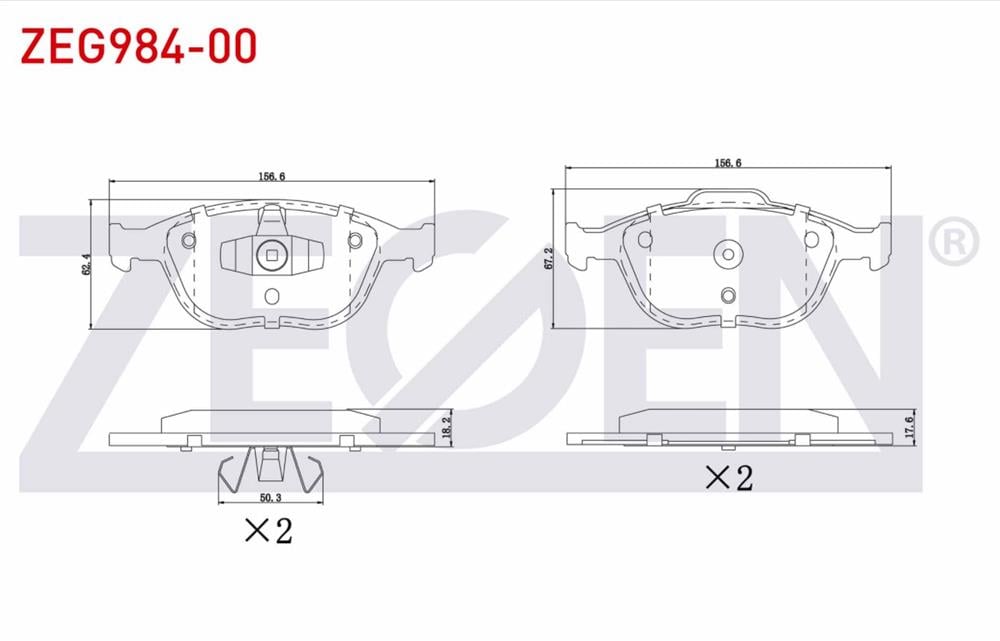 FREN BALATA ON FORD  TOURNEO CONNECT 1.8 TDCI 2002-2013 