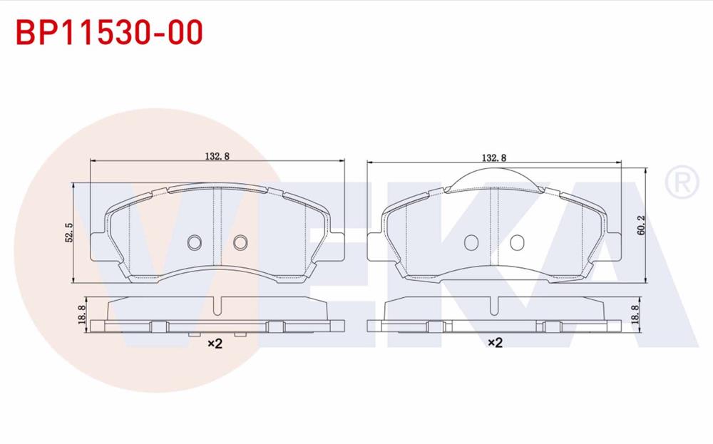 FREN BALATA ON IKAZLI  CITROEN C-ELYSEE 1.2 VTI 2012-