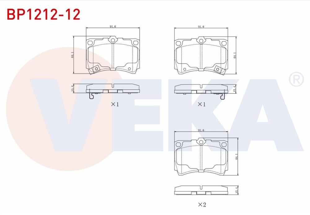 FREN BALATA ON IKAZLI MAZDA 323 V    1994-1998