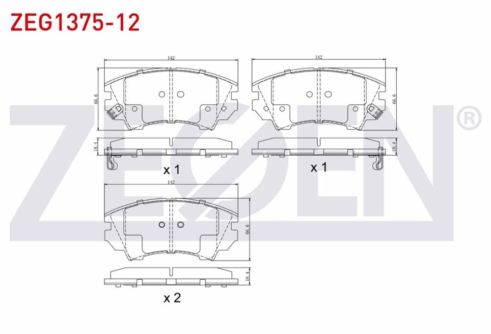 FREN BALATA ON IKAZLI OPEL INSIGNIA 2.0 CDTI 17 JANT 2008-