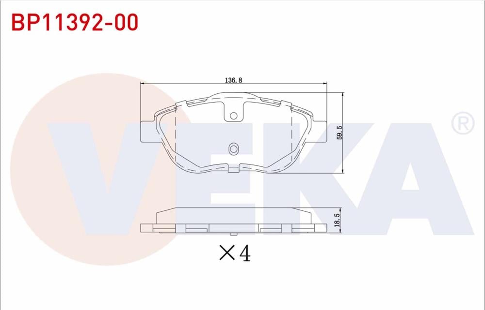 FREN BALATA ON OPEL CORSA F 1.2 1.5 19-