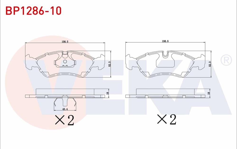 FREN BALATA ON OPEL VECTRA B  1995-2003 