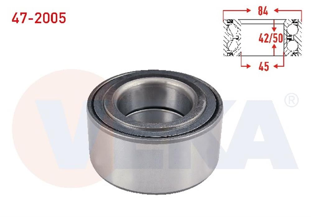 HONDA CIVIC  05-12 ÖN TEKER RULMANI 45X84X42/40 (VEKA)