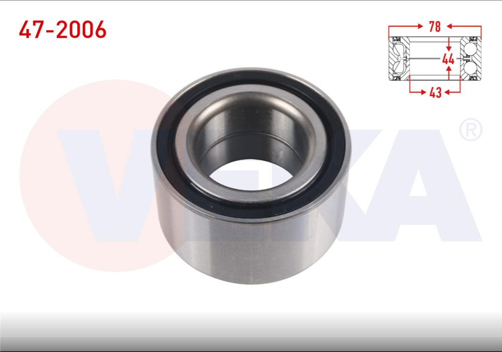 HONDA CİVİC 05-12 ÖN TEKER RULMANI ABS'Lİ 43X78X44 (VEKA)
