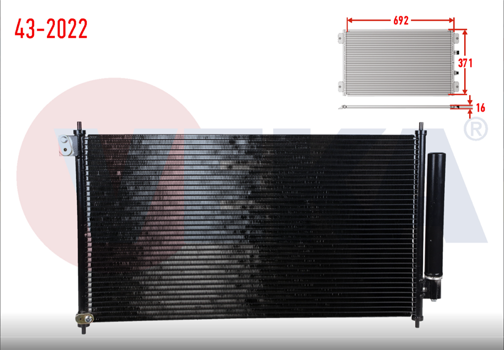 HONDA CİVİC 12-16 KLİMA RADYATÖRÜ 80110-TR0-A02 (VEKA)