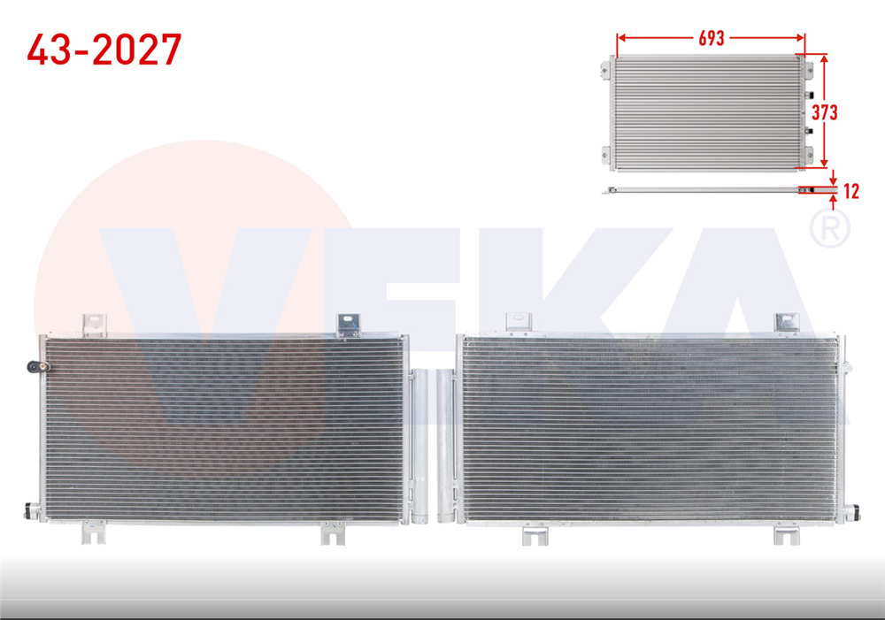 HONDA CİVİC 16=> KLİMA RADYATÖRÜ 1,6 DTEC 80100-TGN-G01 (VEKA)