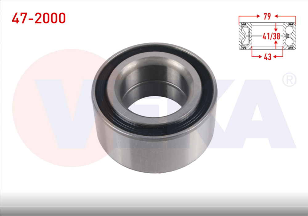 HONDA CİVİC 92-95 1,6 ÖN TEKER RULMANI 43X79X38*41 (VEKA)