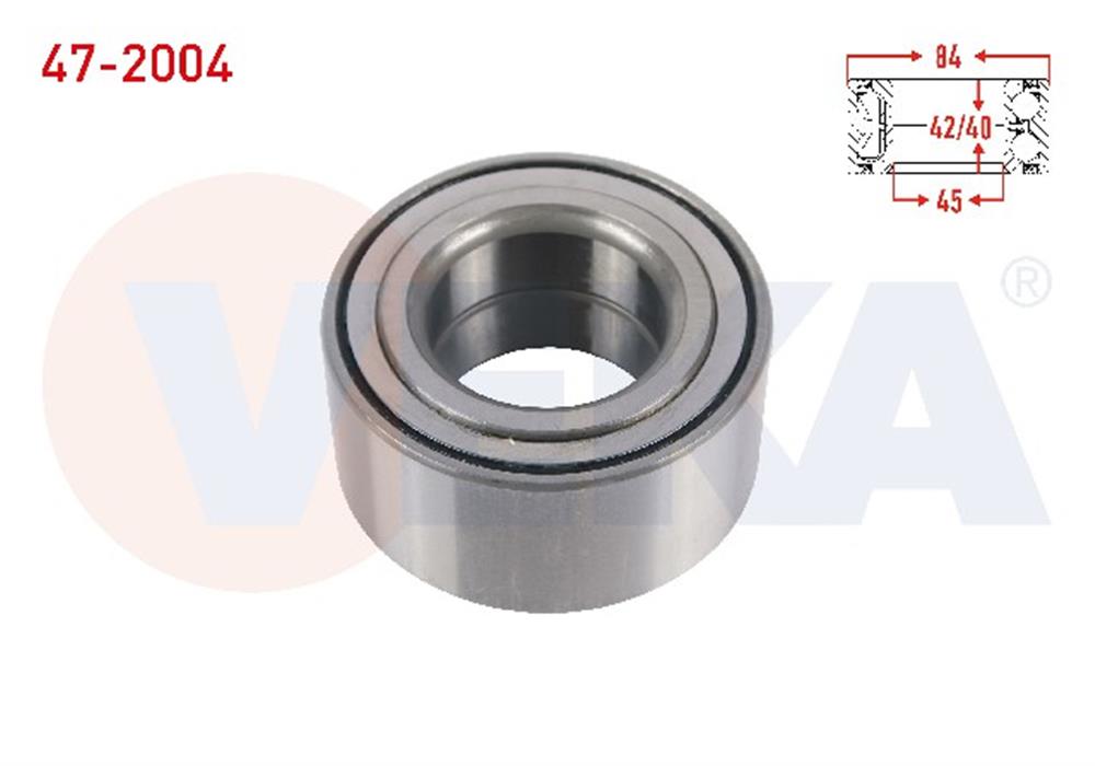 HONDA CRV 02-06 ÖN TEKER RULMANI 45X84X42/40 (VEKA)