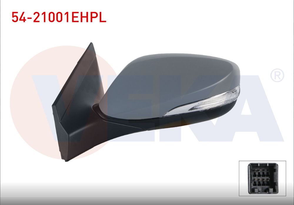 HYUNDAI ACCENT BLUE 11=> KAPI AYNASI SOL ELEKTRİKLİ-SİNYALLİ-ASTARLI (VEKA)