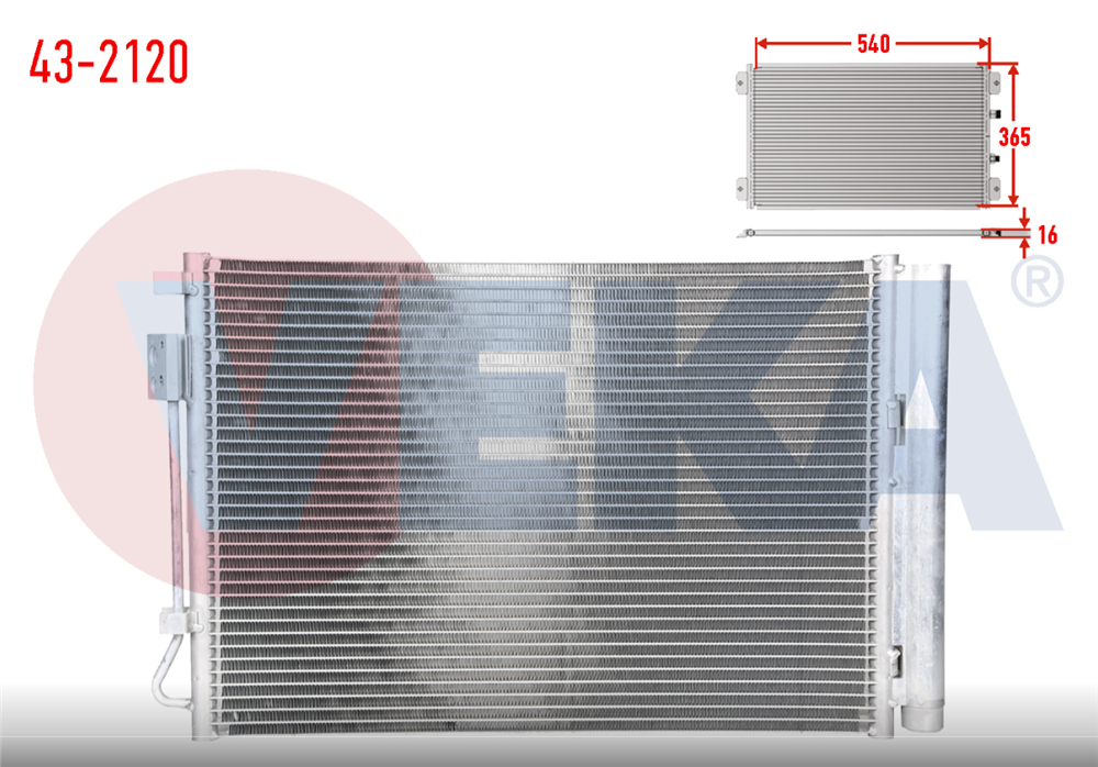 HYUNDAI ACCENT BLUE 12=> KLİMA RADYATÖRÜ 1,4 BENZİNLİ (VEKA)