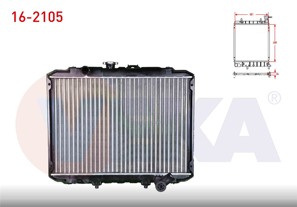 HYUNDAİ H100 92-08 MİN. SU RADYATÖRÜ (VEKA)