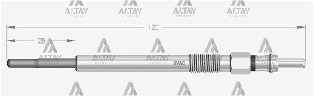 KIZDIRMA BUJİSİ (ISITMA ADET ) PUNTO / DOBLO 1.3 MULTİJET / OPEL ASTRA H / CORSA / COMBO / MERIVA 1.3 CDTI 11V.EURO 4 