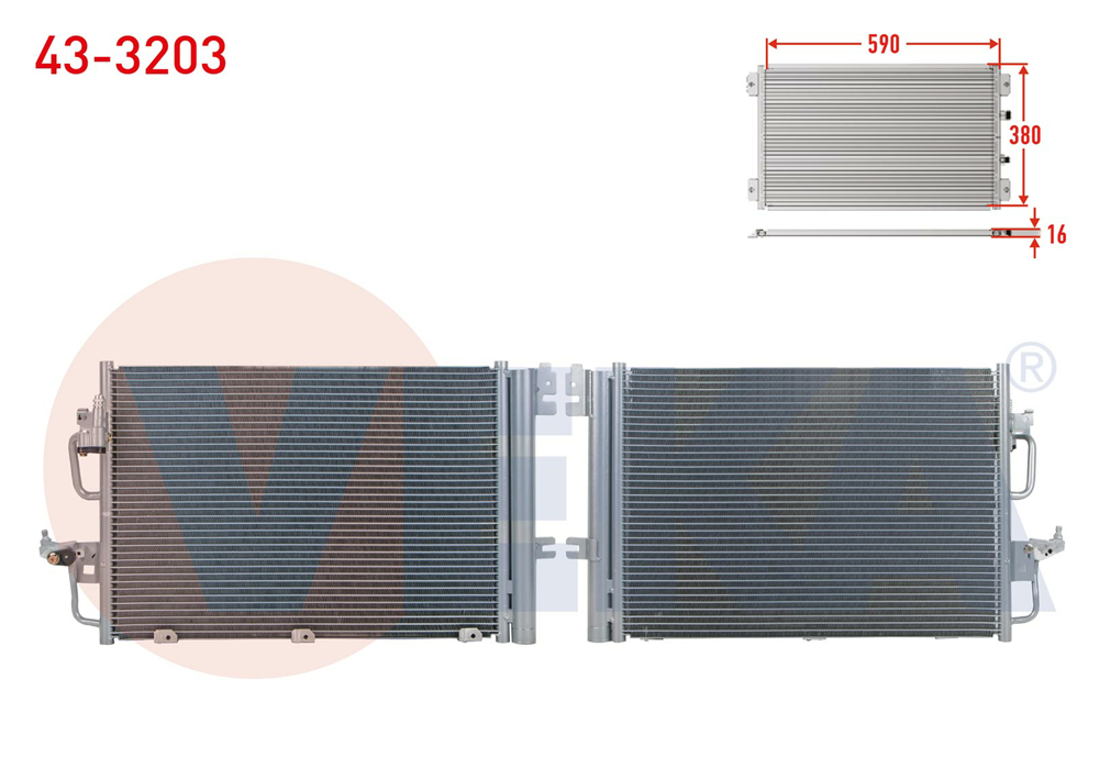 KLIMA RADYATORU OPEL ASTRA H 1.4i 2004-2010