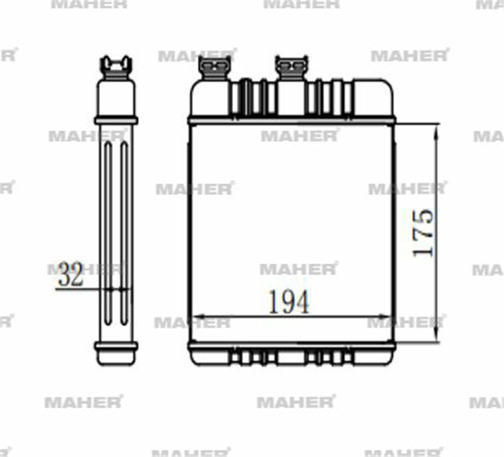 RADYATÖR KALORİFER ASTRA G 98-07 / ZAFIRA A 99-05 / ZAFIRA B 05-11 / BEHR TİPİ BRAZING