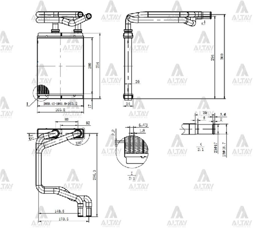 RADYATÖR KALORİFER CIVIC 01-06 HB.