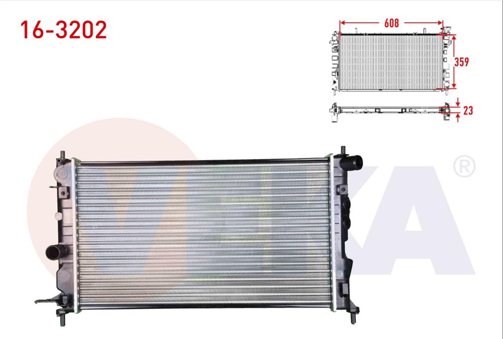 SU RADYATORU MEKANIK OPEL VECTRA B 1.6i M-T 1995-2003