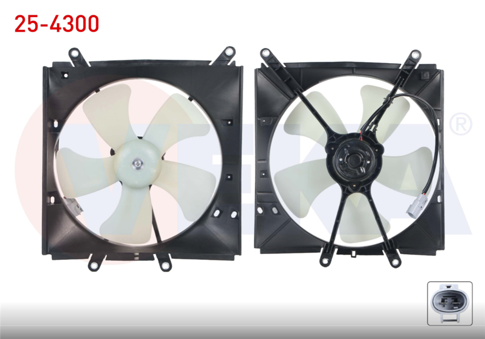 TOYOTA COROLLA 92-00 RADYATÖR FANI KOMPLE (VEKA)