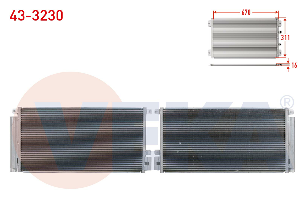 	KLIMA RADYATORU OPEL MOKKA 1.4 2012-