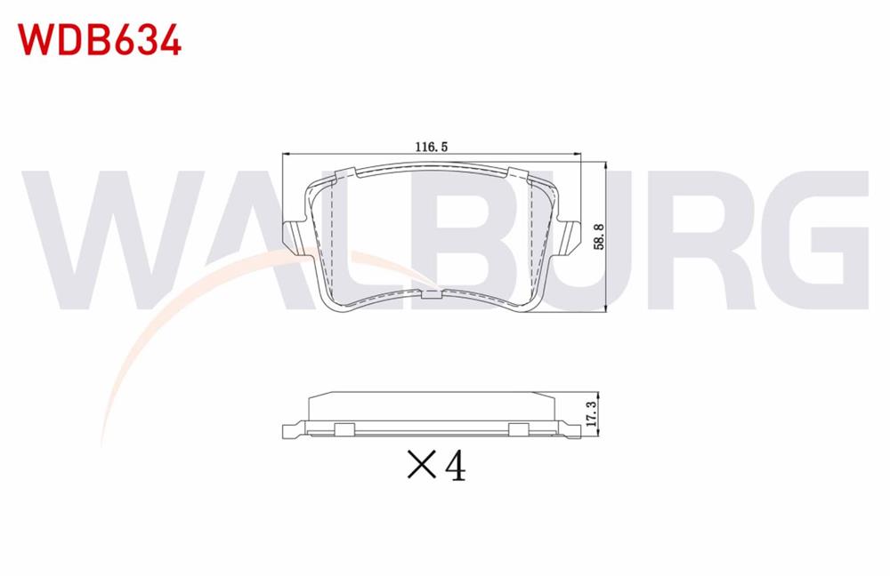 FREN BALATA ARKA A4 1.8 TFSI 2007-2015/ 2.0 TDI 2007-2015/ 3.0 TDI 2007-2015