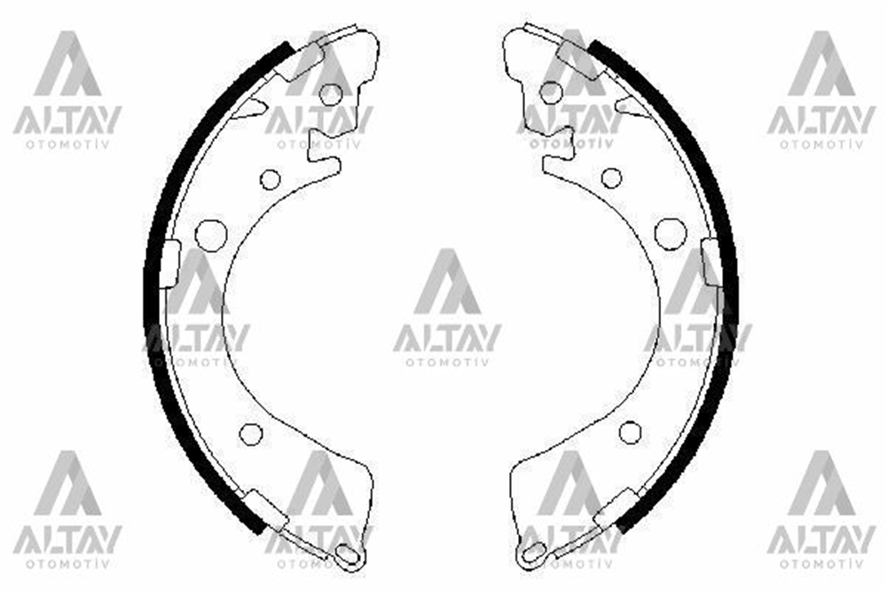 FREN BALATA CIVIC 92-95 / CIVIC 01-06 / HRV PABUÇ ARKA