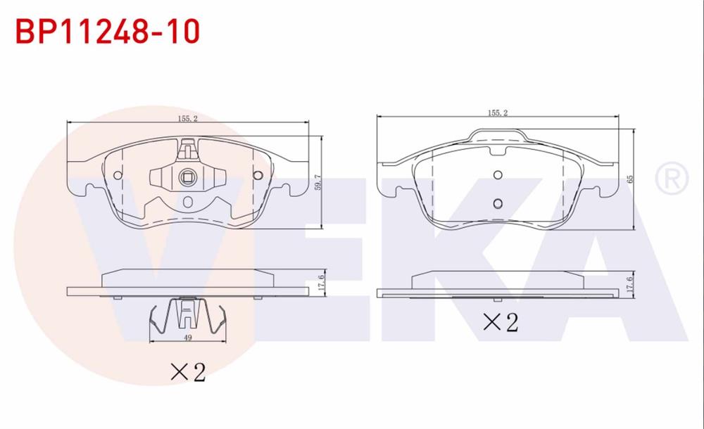 FREN BALATA ON 15-16 JANT RENAULT SCENIC 09-