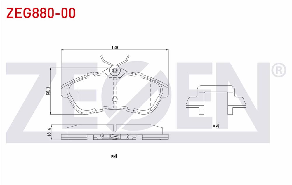 FREN BALATA ON CITROEN / C2 (JM) 1.6 2003-2009