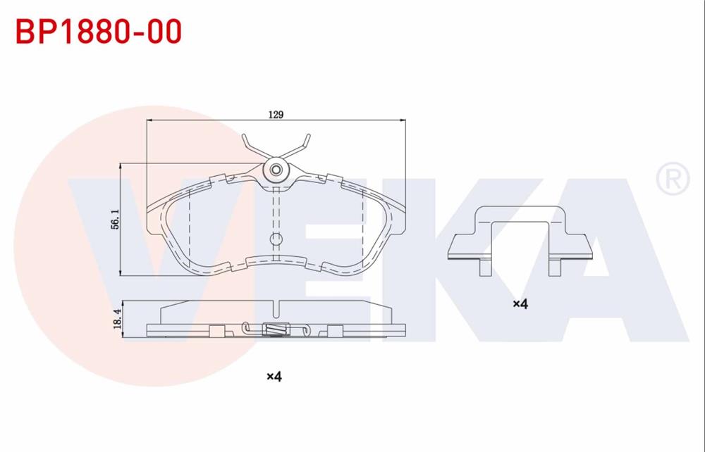 FREN BALATA ON CITROEN C3 (FC)   2002-2009