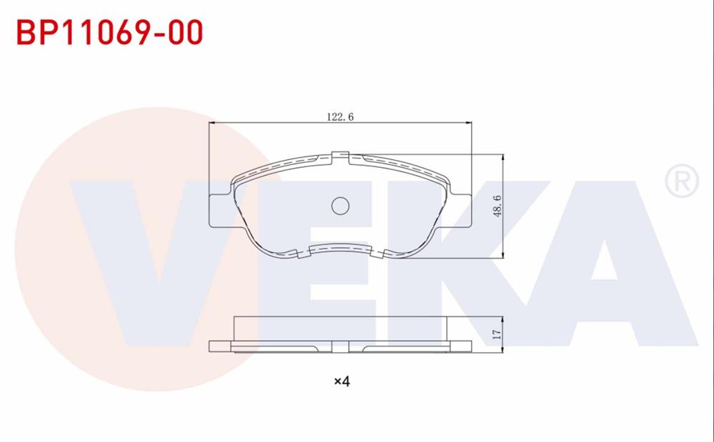 FREN BALATA ON FIAT ALBEA 1.2 2003-2005 