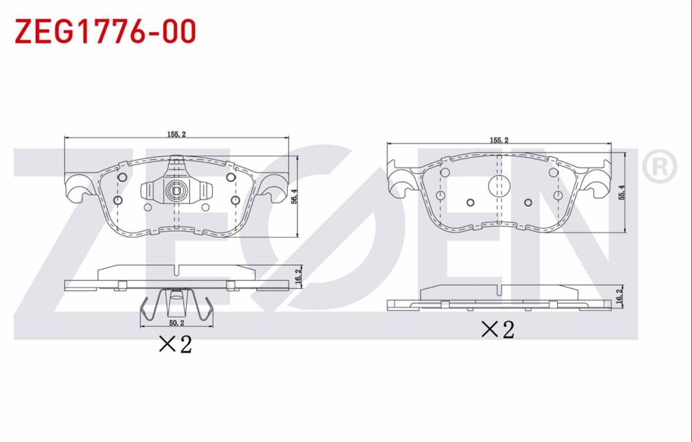 FREN BALATA ON FORD FIESTA VII 1.5 TDCI 2017-/ FIESTA VII 1.1 2017- / FIESTA VII 1.0 2017-