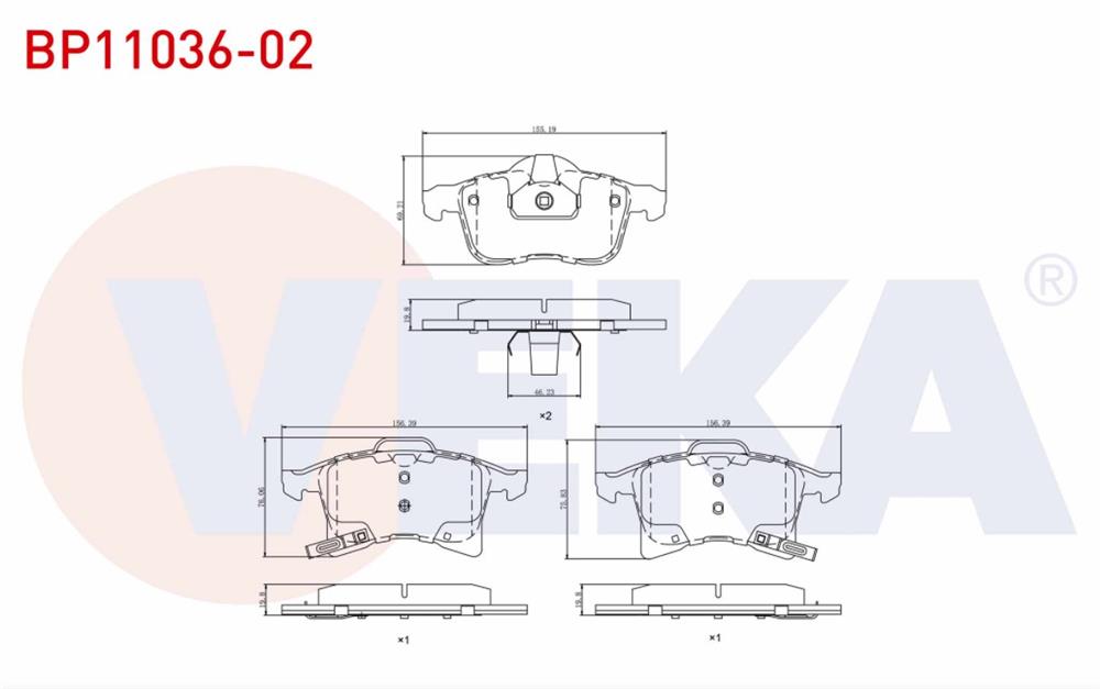 FREN BALATA ON IKAZLI OPEL CORSA E 1.4 2014-