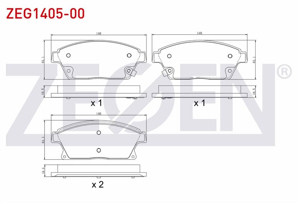 FREN BALATA ON IKAZLI OPEL  MOKKA 1.4 2012-/