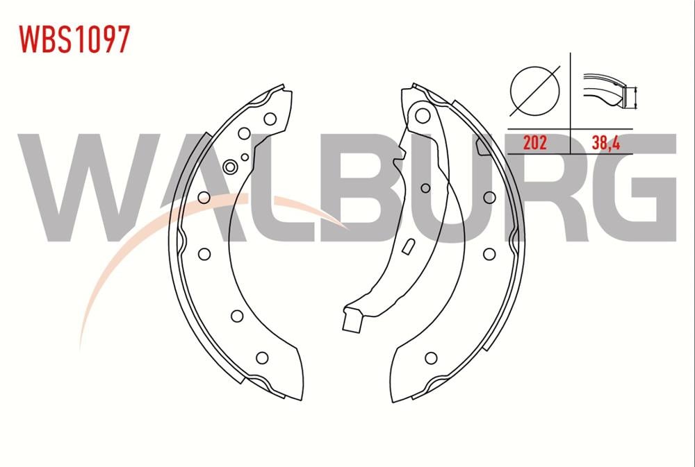 FREN PABUC BALATA ARKA RENAULT THALIA 1.5 DCI LEVYELI 202X38,4 mm 1998-2008