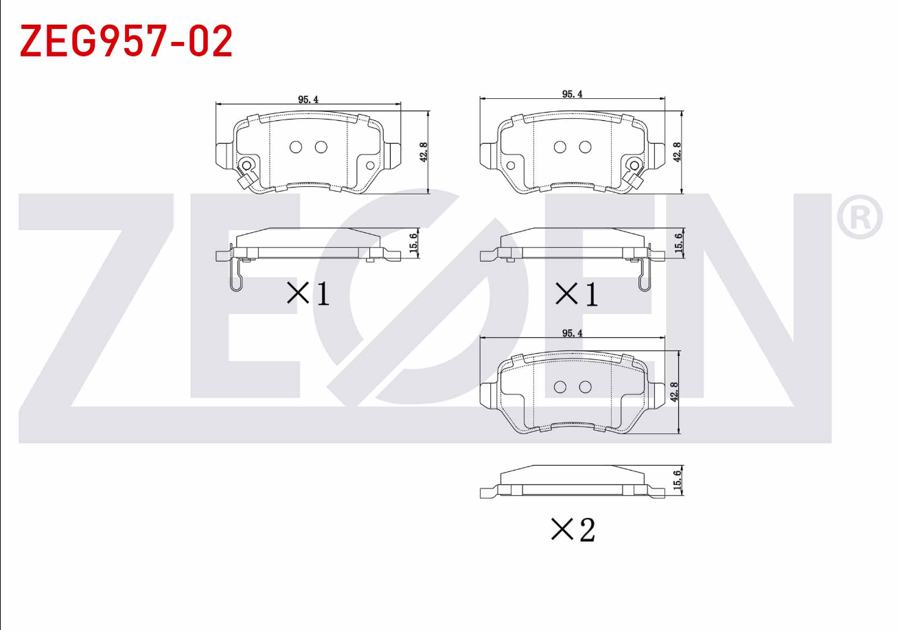 FREN SİSTEMİ KİA CEED 12-  ARKA FREN BALATA (VEKA)