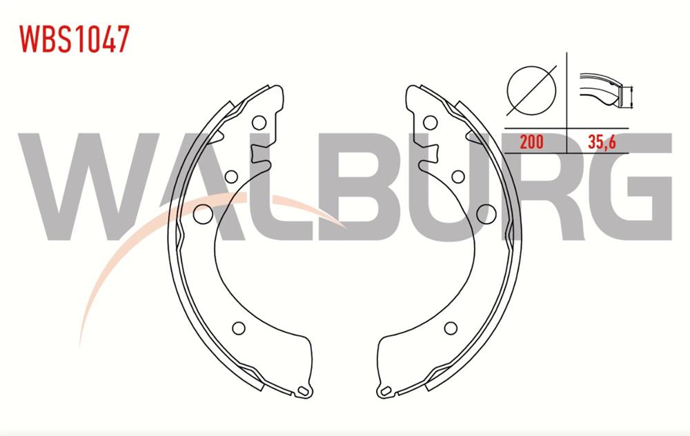 HONDA ACCORD 85-89 ARKA BALATA PAPUÇ (WALBURG)