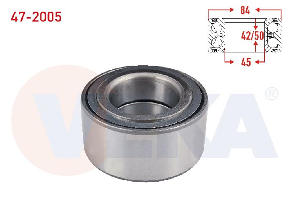 HONDA CIVIC  05-12 ÖN TEKER RULMANI 45X84X42/40 (VEKA)